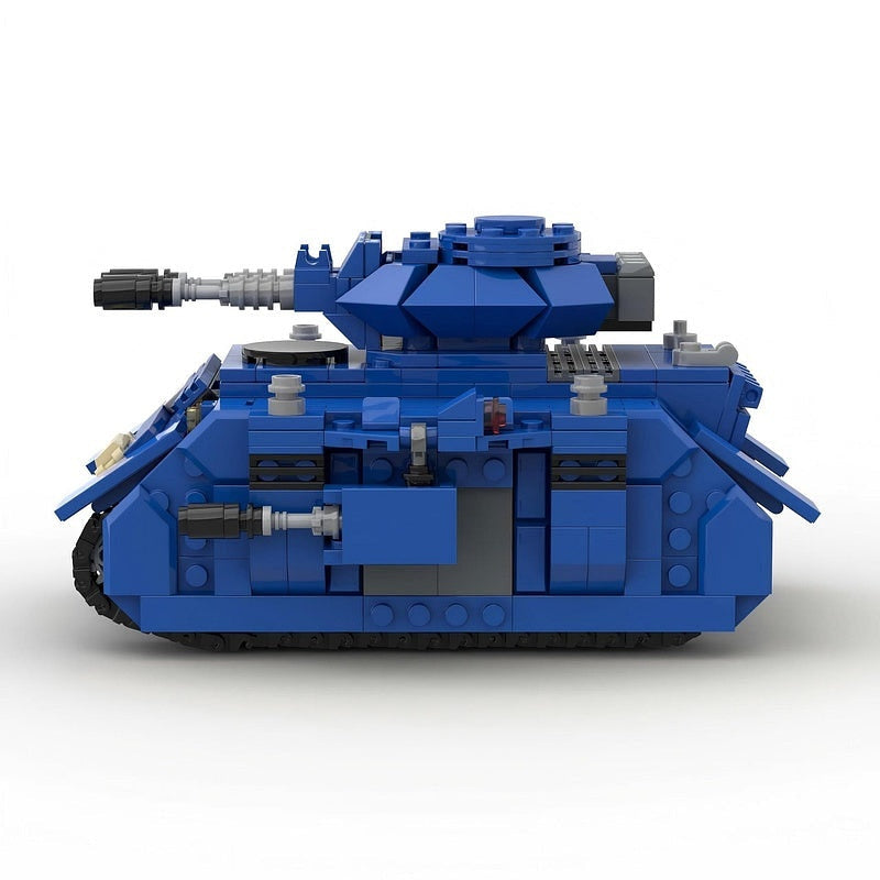Grimdark Sci-Fi Main Battle Tank MOC Building Kit | Armored Vehicle Model - 2