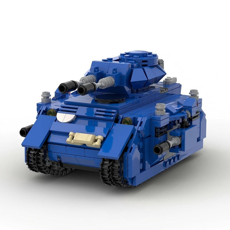 Grimdark Sci-Fi Main Battle Tank MOC Building Kit | Armored Vehicle Model - 3