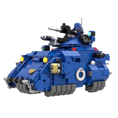 Grimdark Sci-Fi Space Knight Hover Tank Building Kit | LEGO-Compatible MOC - 4