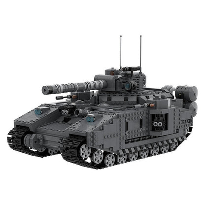 Grimdark Sci-Fi Super Heavy Tank MOC Building Kit - 1