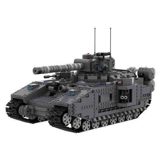 Grimdark Sci-Fi Super Heavy Tank MOC Building Kit - 1