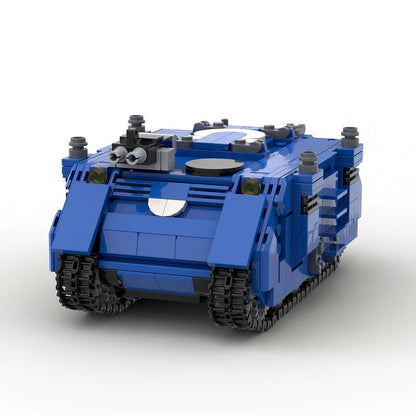 Grimdark Sci-Fi Tracked APC Building Kit | Compatible MOC - 5
