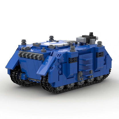 Grimdark Sci-Fi Tracked APC Building Kit | LEGO-Compatible MOC - 1