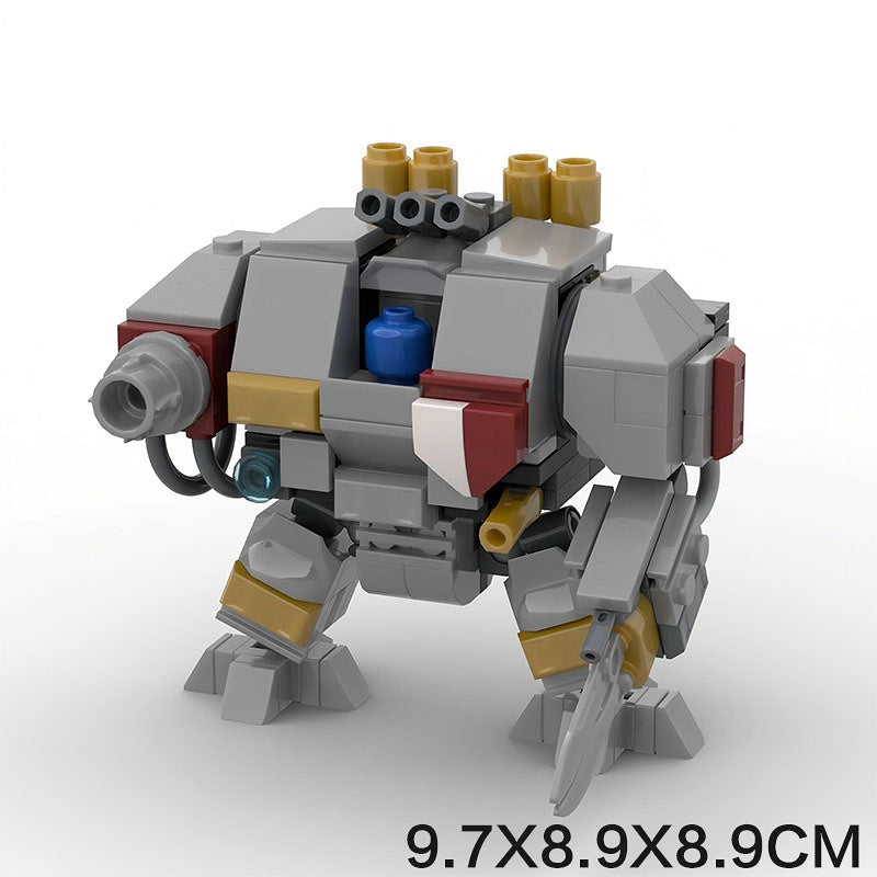 Grimdark Siege Walker Artillery Mech Building Kit | LEGO-Compatible MOC - 4