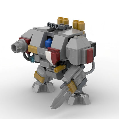 Grimdark Siege Walker Artillery Mech Building Kit | LEGO-Compatible MOC - 5