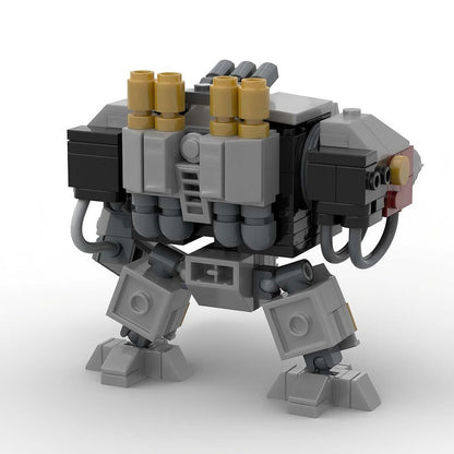 Grimdark Siege Walker Artillery Mecha MOC Building Kit | Sci-Fi Walker - 3