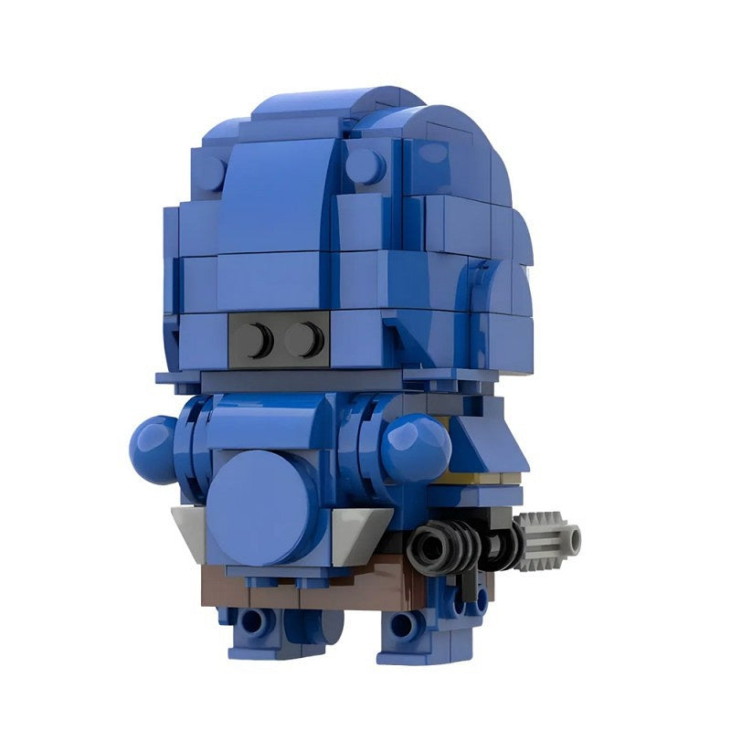 Grimdark Space Marine BrickHeadz Building Kit | LEGO-Compatible MOC - 2