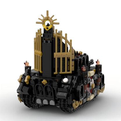 Grimdark Tank Artillery Missile Vehicle Building Kit | LEGO-Compatible MOC - 4