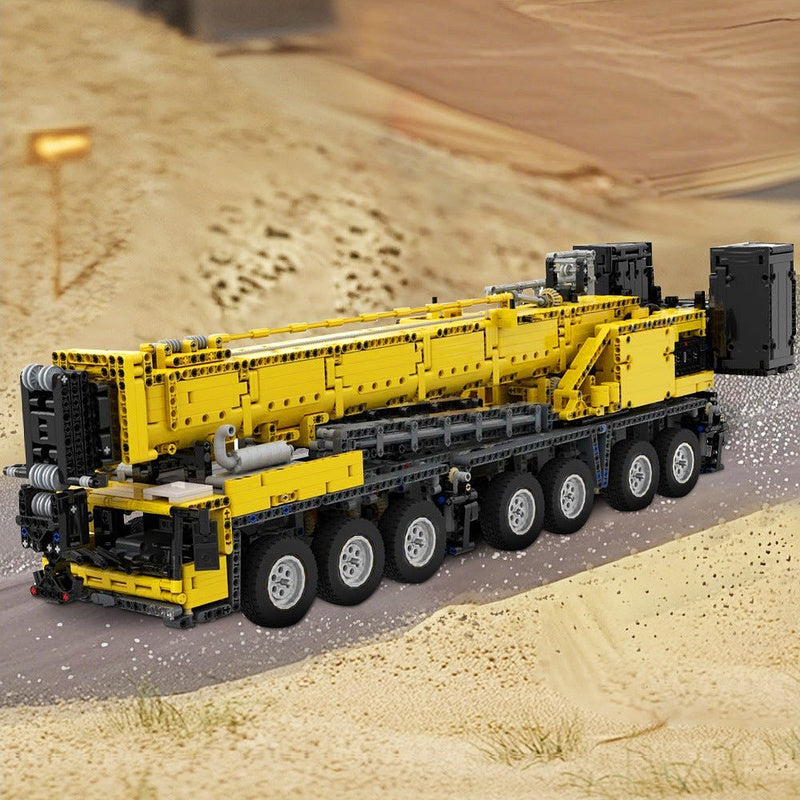 Grove GMK7550 MOC Building Kit | Heavy Duty Mobile Crane Vehicle Model - 2