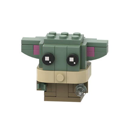 grugu brickheadz building set | building set | lego-compatible - 1