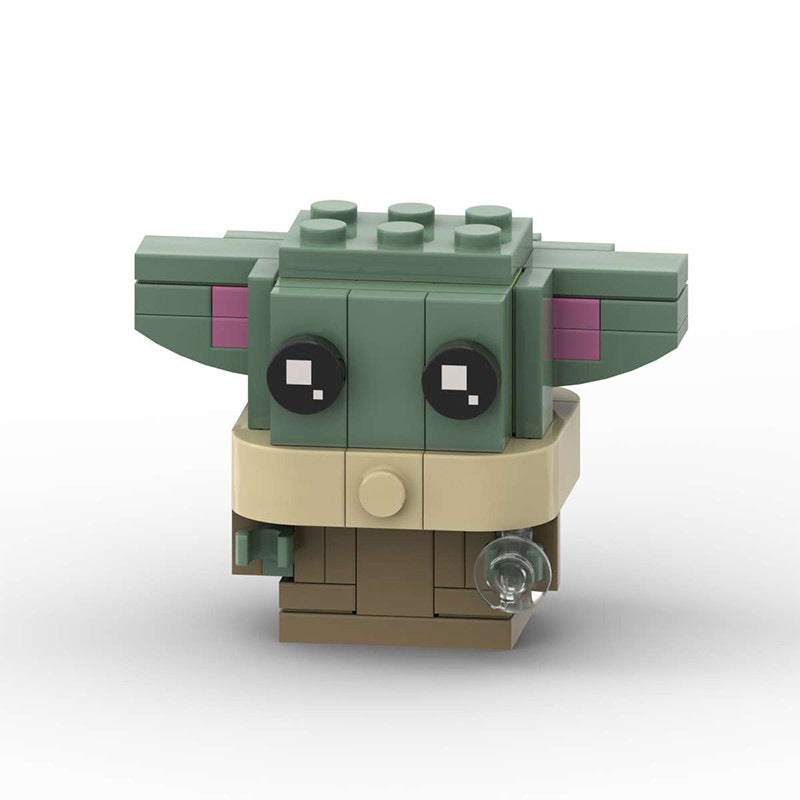 grugu brickheadz building set | building set | lego-compatible - 3