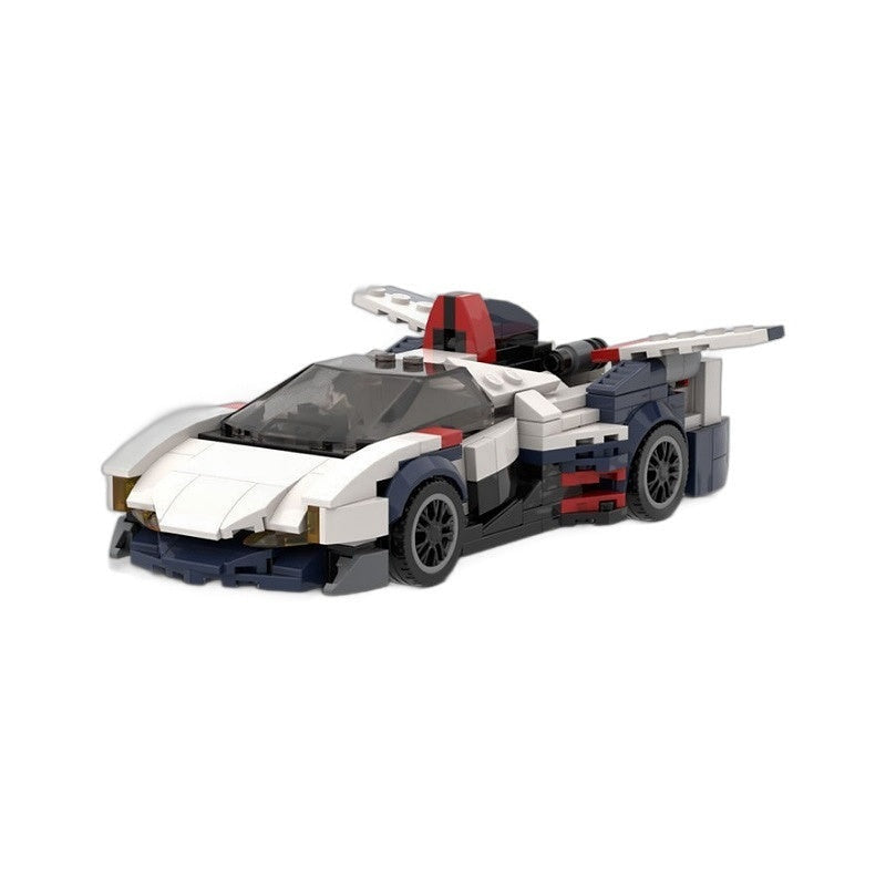 GSX Futuristic Racing Car MOC Building Kit | Anime Inspired Vehicle Model - 1
