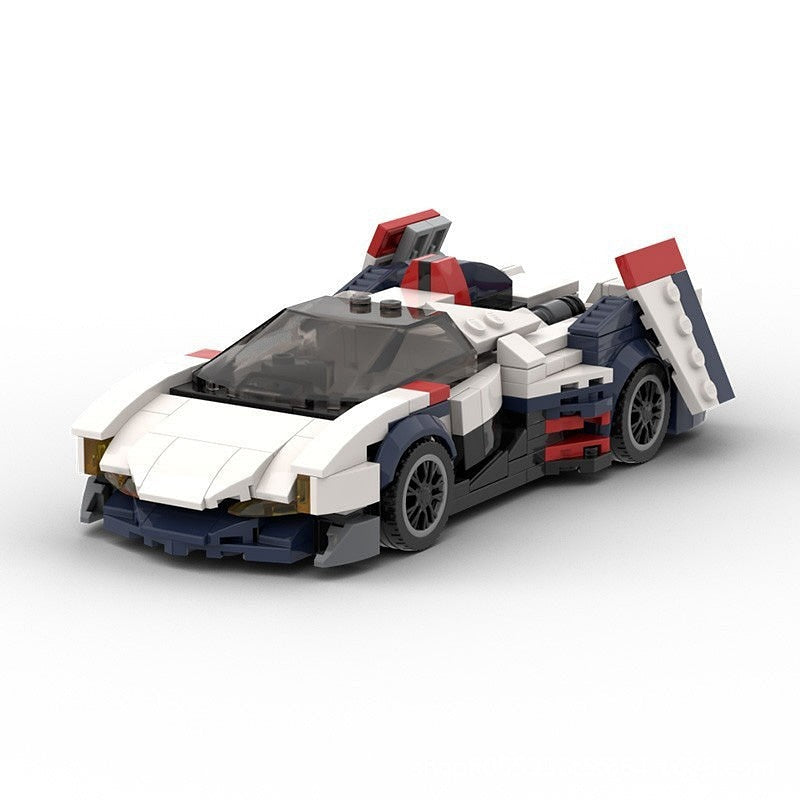 GSX Futuristic Racing Car MOC Building Kit | Anime Inspired Vehicle Model - 2