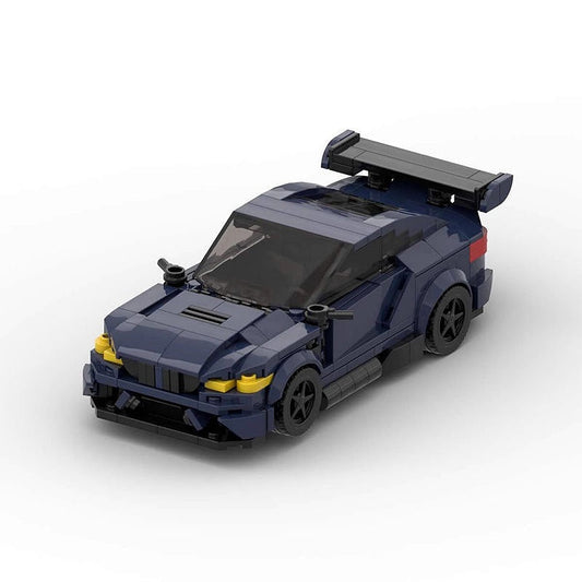 GTS Style Track Racing Sports Car MOC Building Kit | Vehicle Model - 1