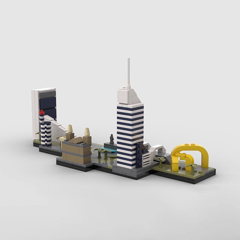 guadalajara skyline building set | moc-101685 - 2