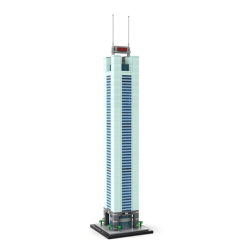 Guangzhou CITIC Plaza Building Kit | 1:800 LEGO-Compatible MOC - 1