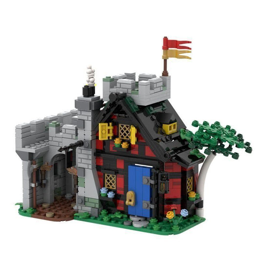 guarded inn building set | 6067 remake | moc-114516 - 1