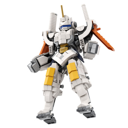 guardian robot warrior building set | lego compatible - 5