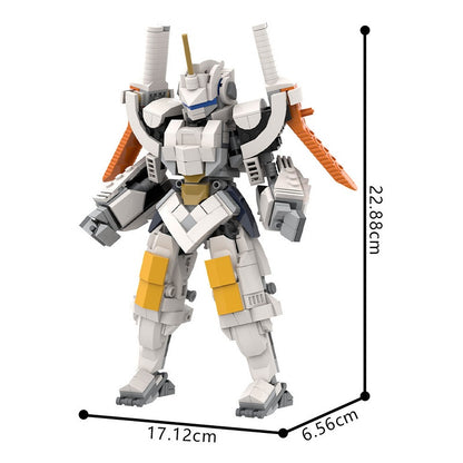 Guardian Robot Warrior MOC Building Kit | Futuristic Mecha Figure Model - 4