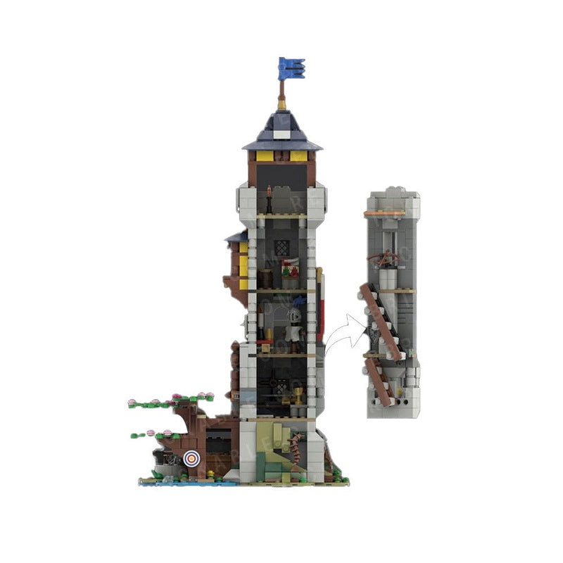 Guardians Grand Tower MOC Fantasy Architecture Building Kit - 2