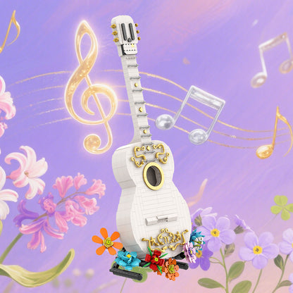 guitar moc building set | coco | lego compatible - 2