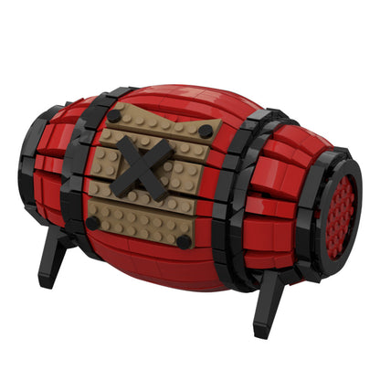 Gunpowder Barrel Building Kit | LEGO-Compatible MOC - 1