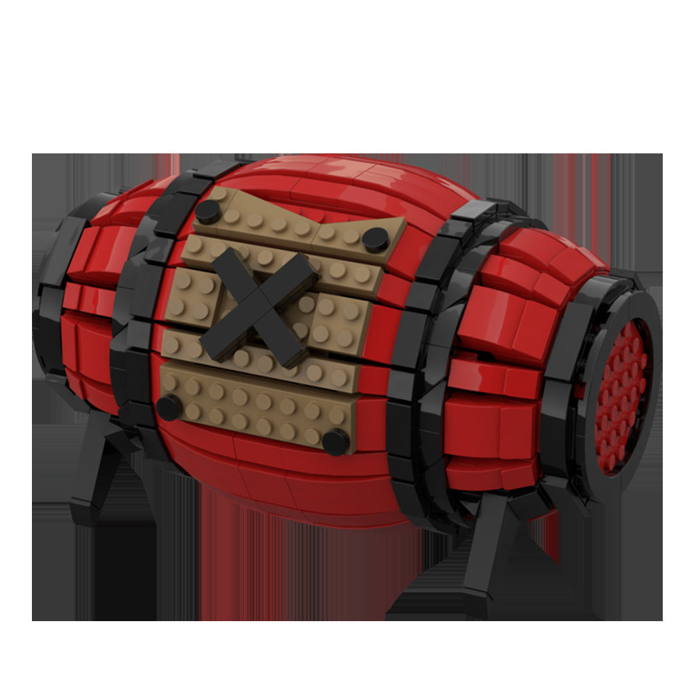 Gunpowder Barrel Building Kit | LEGO-Compatible MOC - 3