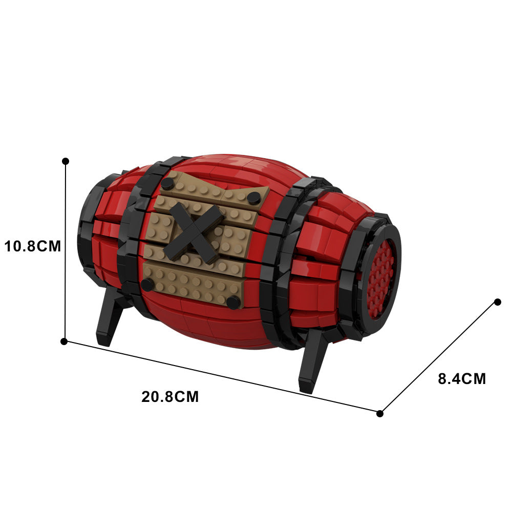 Gunpowder Barrel Building Kit | LEGO-Compatible MOC - 5