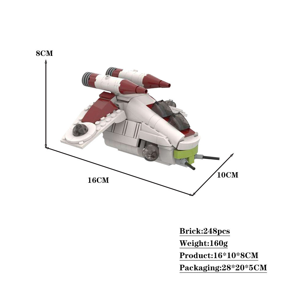 gunship midi scale laat/i building set | star wars | moc-47874 - 3