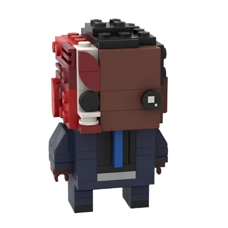 gus fring brickheadz building set | breaking bad moc | lego-compatible - 2