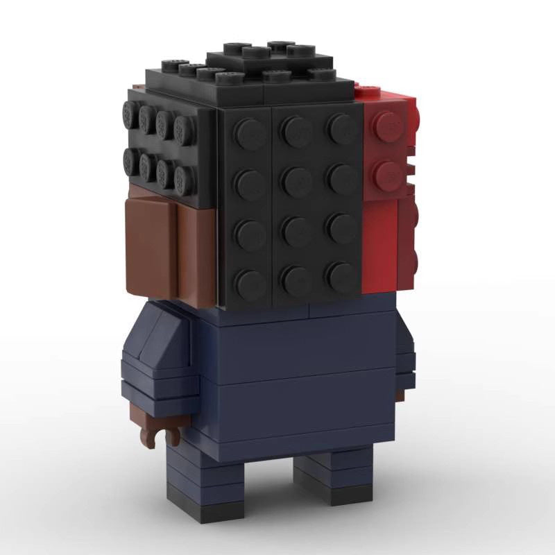 gus fring brickheadz building set | breaking bad moc | lego-compatible - 3