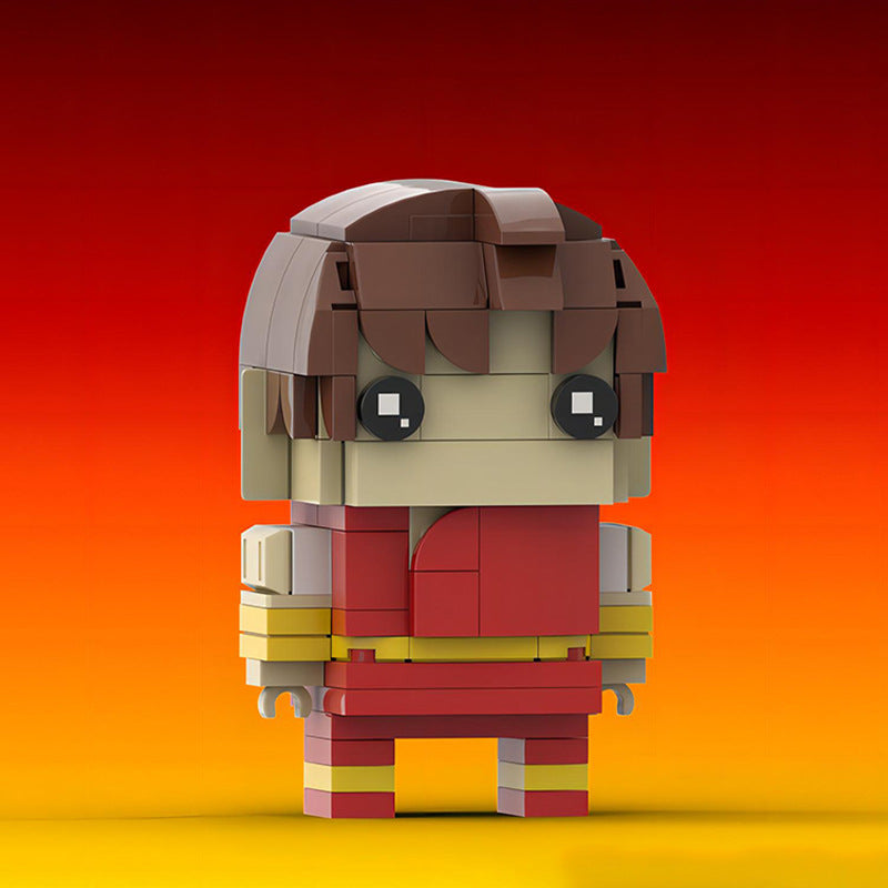guy brickheadz building kit | street fighter | moc-138391 - 2