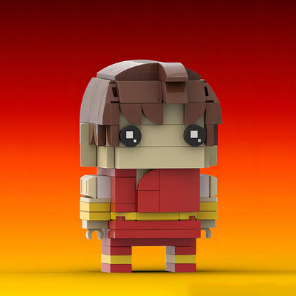 guy brickheadz building kit | street fighter | moc-138391 - 2