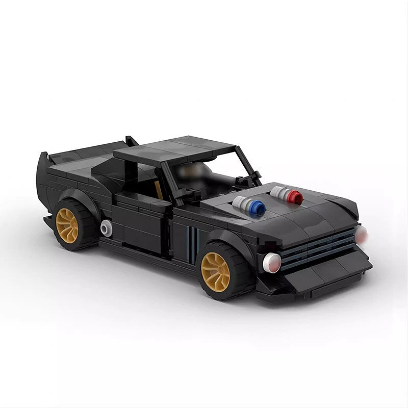 Gymkhana Drift Muscle Car Building Kit | LEGO-Compatible MOC - 2