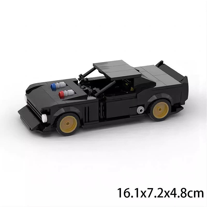 Gymkhana Drift Muscle Car Building Kit | LEGO-Compatible MOC - 6
