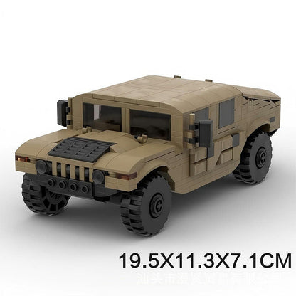 H1 Tactical 4x4 Military Vehicle MOC Building Kit | Off-Road Model - 6