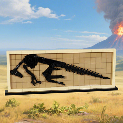 hadrosaur fossil building set | moc-209384 - 2