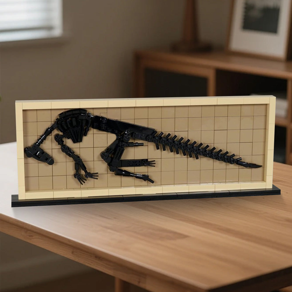 hadrosaur fossil building set | moc-209384 - 3