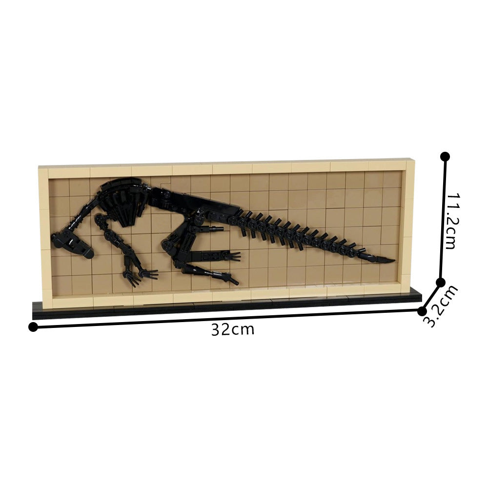 hadrosaur fossil building set | moc-209384 - 4