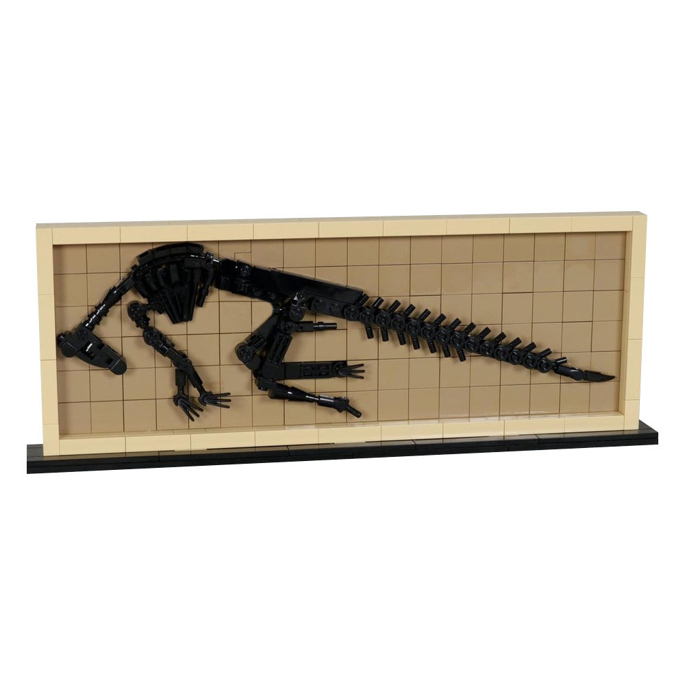 hadrosaur fossil building set | moc-209384 - 5