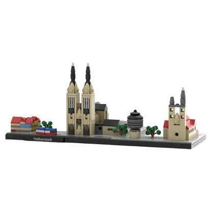 Halberstadt Germany Skyline MOC Architecture Building Kit - 1