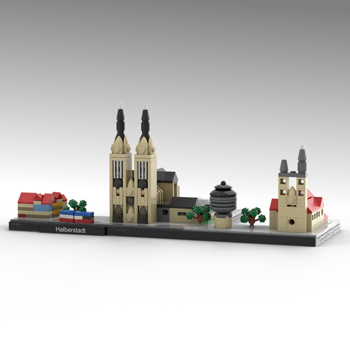 halberstadt skyline building kit | moc-70560 - 1