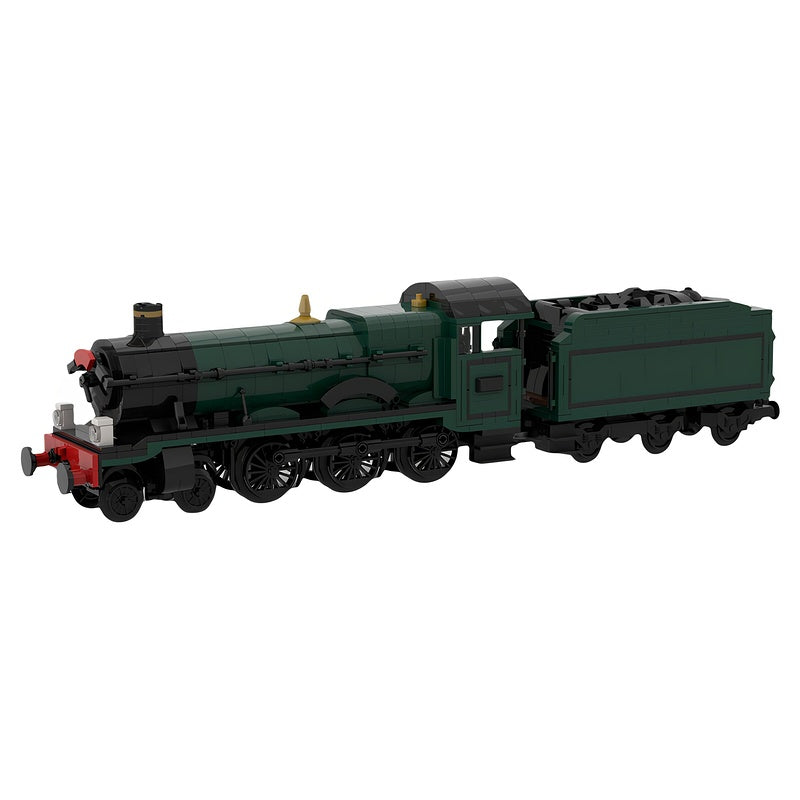 Hall Class Kinlet Hall 8-Wide Steam Locomotive MOC Building Kit - 1