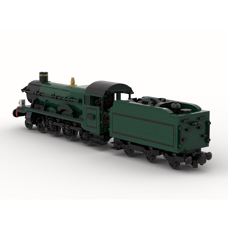 Hall Class Kinlet Hall 8-Wide Steam Locomotive MOC Building Kit - 3