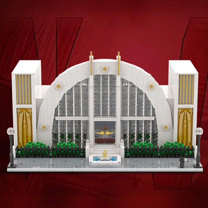 hall of justice building set | dc | moc-223163 - 1
