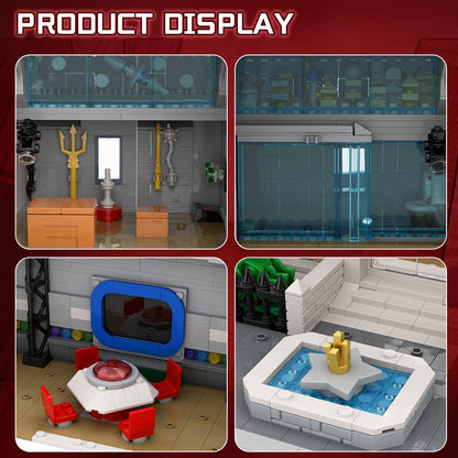 hall of justice building set | dc | moc-223163 - 3