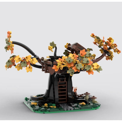 Hallows' Eve Forest Bandit Treehouse MOC Building Kit - 1