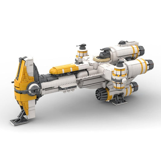 Hammerhead Space Corvette Capital Ship Building Kit | LEGO-Compatible MOC - 1