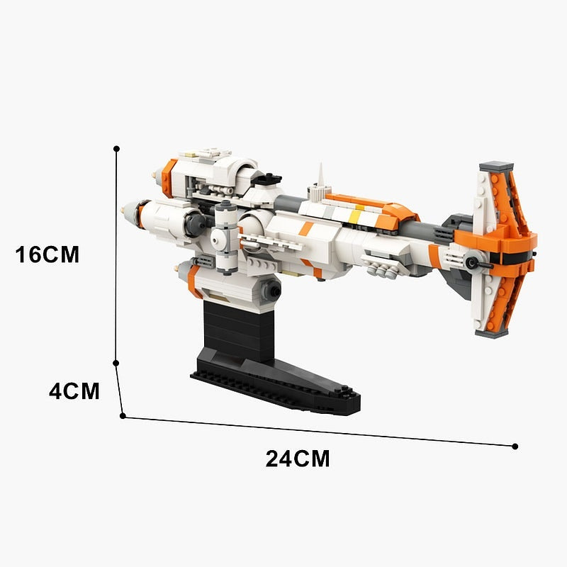 Hammerhead Space Corvette MOC Capital Ship Building Kit - 6