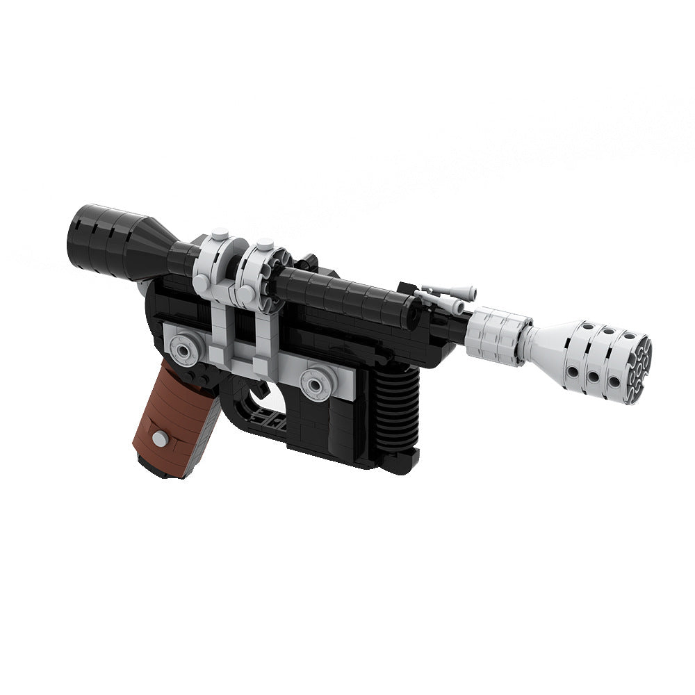 han solo dl-44 blaster building set | star wars | moc-33590 - 4